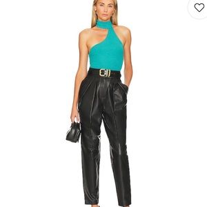 NWT! L’academie x revolve black leather pants